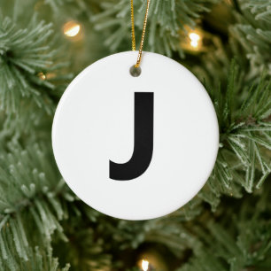 Décoration En Céramique Choisir une lettre   Police : Ouvrir Sans Condensé