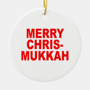 Décoration En Céramique Chrismukkah