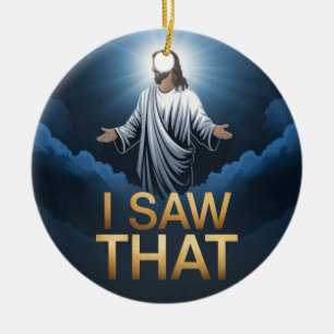 Décoration En Céramique Christ Jésus vous regarde, Jésus j'ai vu ça