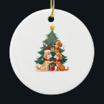 Décoration En Céramique Christmas Dog Tree T-Shirt Cute Funny Puppy Dogs X<br><div class="desc">Christmas Dog Tree T-Shirt Cute Funny Puppy Dogs Xmas 4</div>