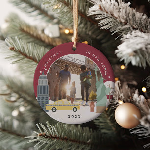 Décoration En Céramique Christmas in New York Keepsake Photo