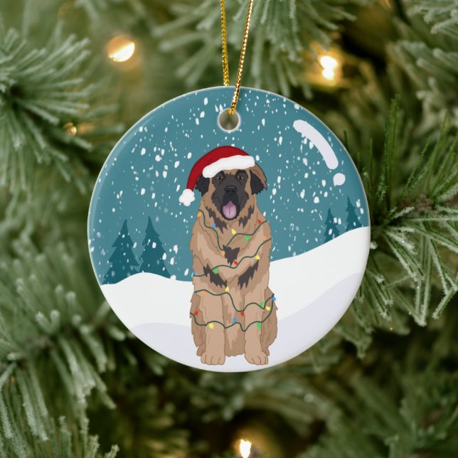 Décoration En Céramique Christmas Leonberger (Arbre)
