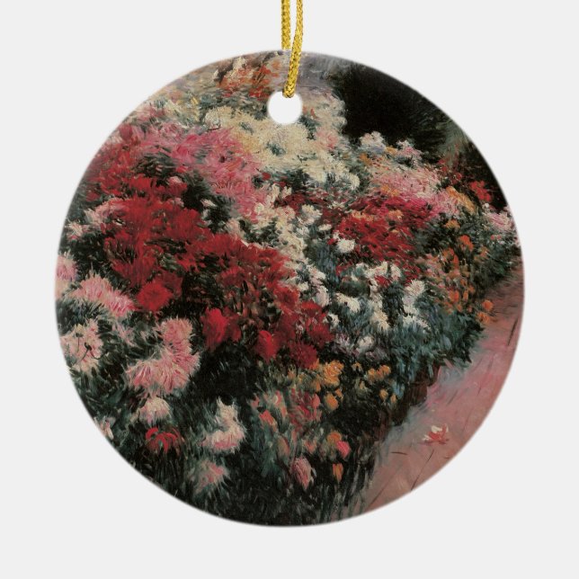 Décoration En Céramique Chrysanthèmes par Dennis Bunker Miller, Art (Devant)