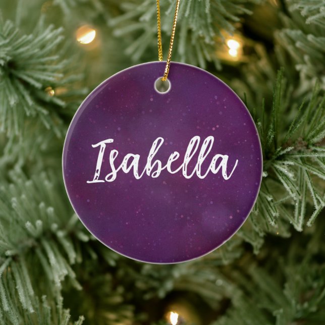 Décoration En Céramique Ciel d'étoile violette (Arbre)