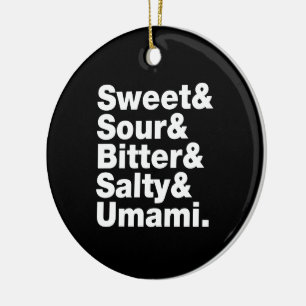 Décoration En Céramique Cinq saveurs de base