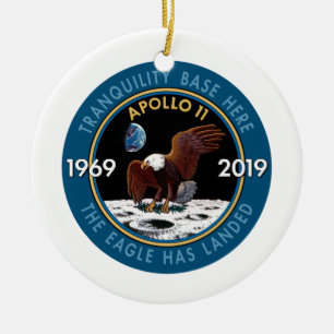 Décoration En Céramique Cinquantième insignes de correction de mission