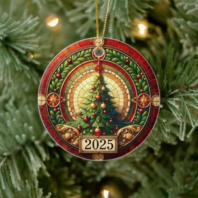Décoration En Céramique Circle of Light – Christmas Tree Blessing 2025” (Arbre)