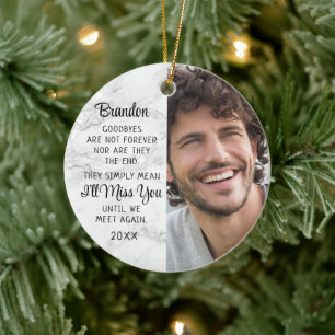 Décoration En Céramique Citation commémorative Photo souvenir Marbre de co