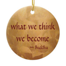 Citation de Bouddha ; Ce que nous pensons, nous le