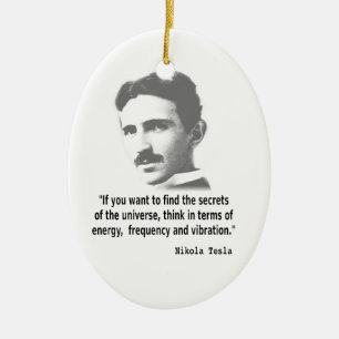 Décoration En Céramique Citation De Nikola Tesla