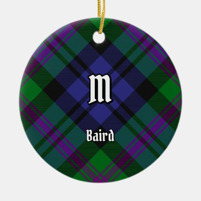 Décoration En Céramique Clan Baird Tartan (Devant)