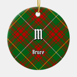 Décoration En Céramique Clan Bruce Hunting Tartan