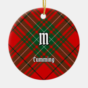 Décoration En Céramique Clan Cumming Tartan