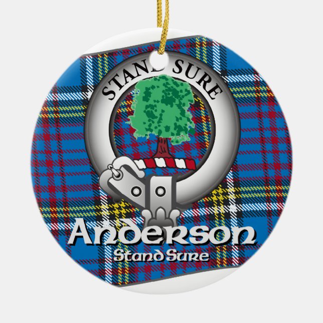 Décoration En Céramique Clan d'Anderson (Devant)