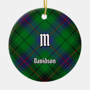 Décoration En Céramique Clan Davidson Tartan