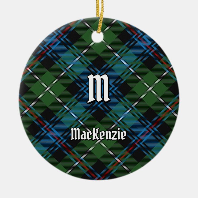 Décoration En Céramique Clan MacKenzie Tartan en céramique (Devant)