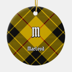 Décoration En Céramique Clan Macleod de Lewis Tartan