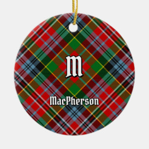 Décoration En Céramique Clan MacPherson Tartan en céramique