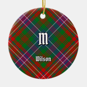 Décoration En Céramique Clan Wilson Modern Tartan