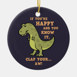 Décoration En Céramique Clap T-Rex II