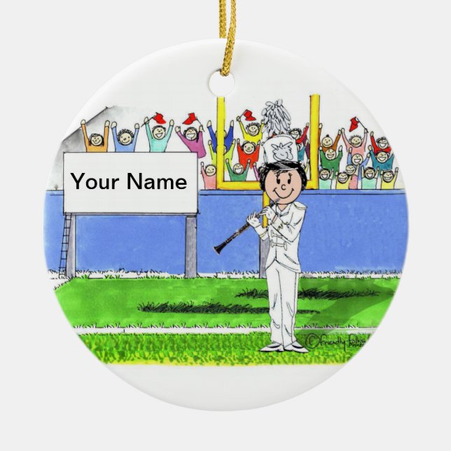 Décoration En Céramique Clarinet - Femme (Devant)