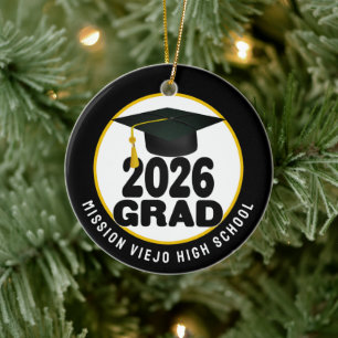 Décoration En Céramique Classe audacieuse de 2026 - Diplôme photo