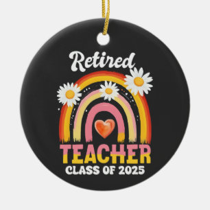 Décoration En Céramique Classe D'Enseignant Retraité De 2025 Enseignants R