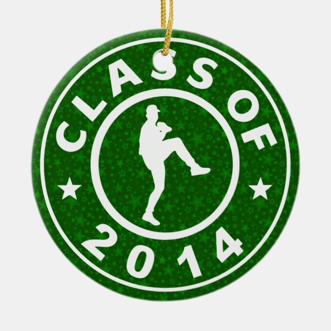 Décoration En Céramique Classe du base-ball 2014 (Devant)