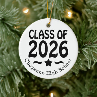 Décoration En Céramique Classe Star de 2026 - Diplôme photo