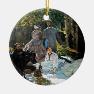 Décoration En Céramique Claude Monet - Le déjeuner sur l'herbe, panneau de