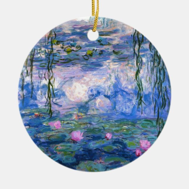 Décoration En Céramique Claude Monet Water Lillies 1919 (Devant)