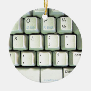 Décoration En Céramique Clavier de machine à écrire