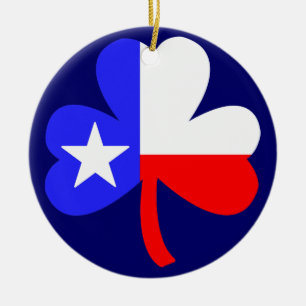 Décoration En Céramique Clover du Texas