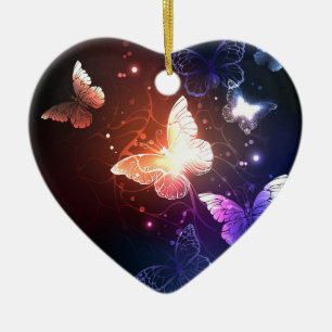 Décoration En Céramique Clowing Night Butterflies