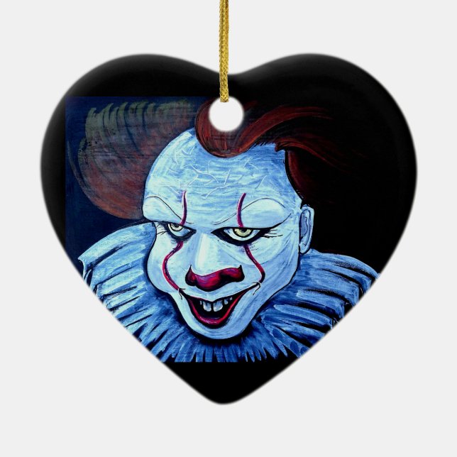 Décoration En Céramique Clown : Malveillant (Dos)