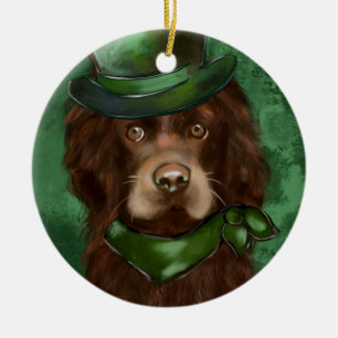Décoration En Céramique Cocker Spaniel Américain