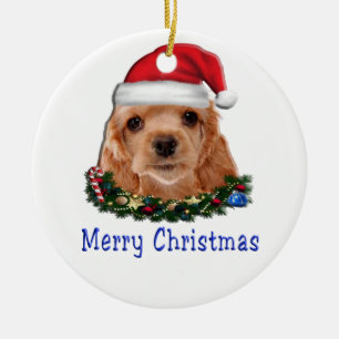 Décoration En Céramique Cocker Spaniels