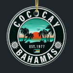 Décoration En Céramique Coco Cay Island Bahamas Souvenirs Vintages 80s<br><div class="desc">CocoCay,  Bahamas Postcard conçoit un grand cadeau de Noël ou d'anniversaire pour les fans des plages de CocoCay et de la côte pacifique. Le design de l'été est un cadeau parfait pour les amateurs de voyage et les amateurs de destinations tropicales.</div>