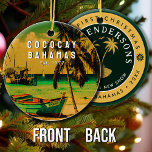 Décoration En Céramique Coco Cay Island Bahamas Souvenirs Vintages 80s<br><div class="desc">Coco Cay Bahamas Tropical Retro Sunset design. Offrez-vous la nostalgie de CocoCay avec notre souvenir vintage, conçu spécialement pour les vacanciers balnéaires. Ce design, qui rappelle une époque révolue, incarne la tranquillité et la beauté de l'anse et rappelle avec plaisir votre escapade en bord de mer. Ce design rétro fait...</div>