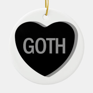 Décoration En Céramique Cœur de Bonbon - Goth