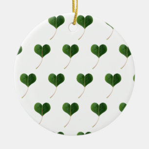 Décoration En Céramique Coeur feuille