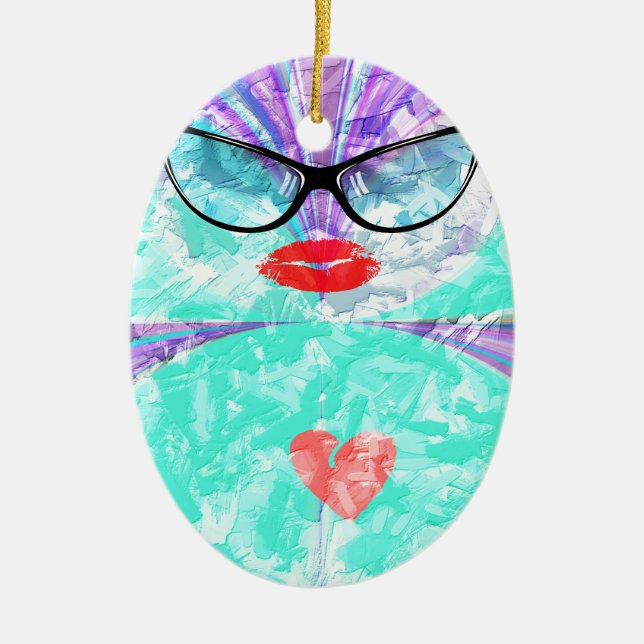 Décoration En Céramique Coeur parfait (Devant)