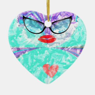 Décoration En Céramique Coeur parfait