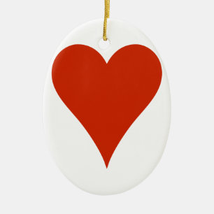 Décoration En Céramique Coeur simple