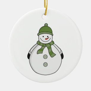 Décoration En Céramique Cold snowman