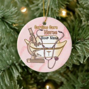 Décoration En Céramique Collage des infirmières cardiaques