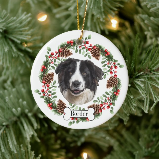 Décoration En Céramique collie (Arbre)