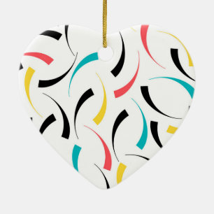 Décoration En Céramique Coloré, gai, moderne, graphique urbain tendance