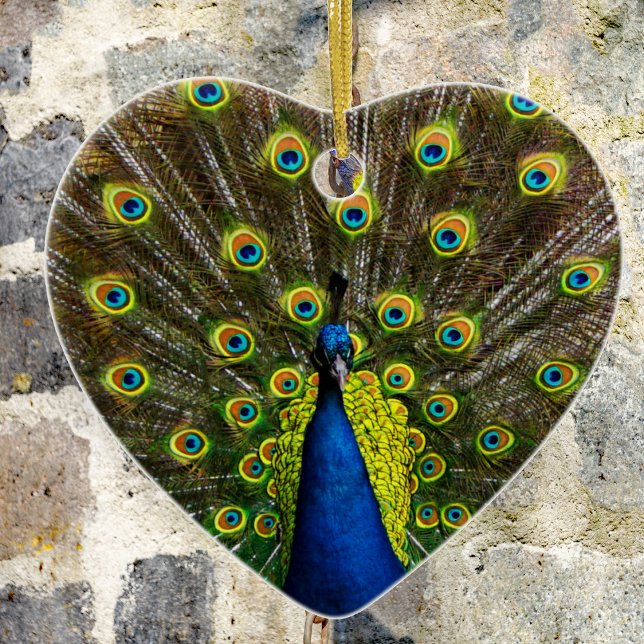 Décoration En Céramique Colorful peacock (Créateur téléchargé)