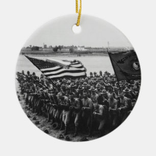 Décoration En Céramique Combattre d'abord la Marine Corps 1918 des